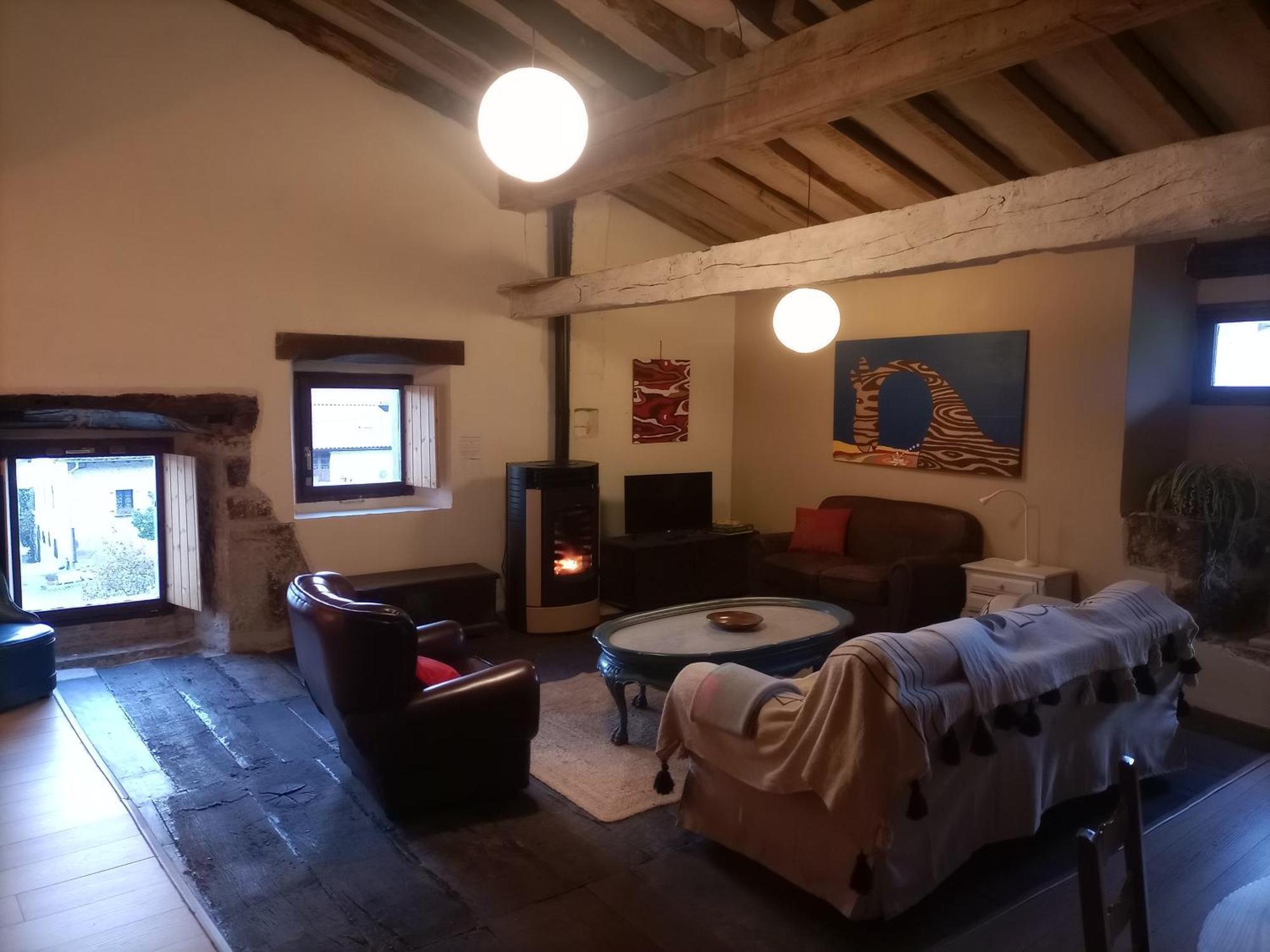 Вилла Goiko Etxe Refugio Rural Урдиайн Экстерьер фото
